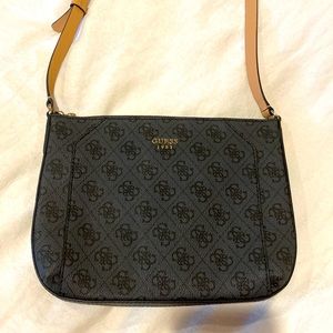 New Guess gray they cross body bag